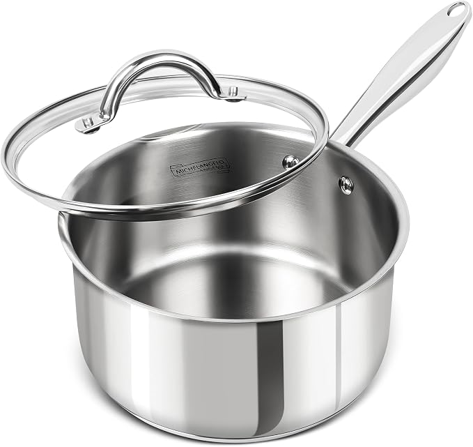 MICHELANGELO 3 Quart Saucepan by Michelangelo
