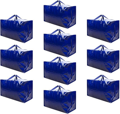 VENO 10 Pack Moving and Storage Bags, Heavy Duty, Alternative to Moving Boxes by Veno