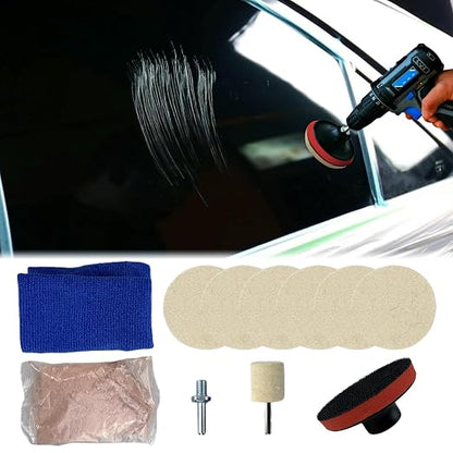 9Pcs/Set Glass Polishing Kit, 100g Cerium Oxide Powder Polishing Kit - Image 2
