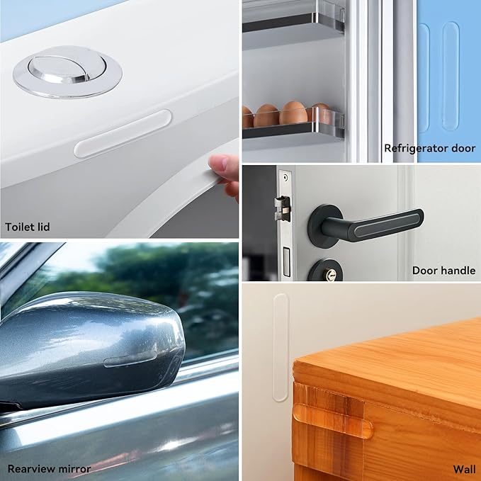 8pcs, Wall Bumpers, Furniture Bumpers, Door Stoppers, Silencing pad, Anti - Image 3