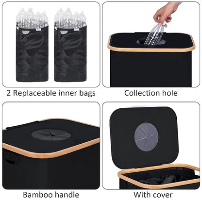 29 Gallons Recycling Bins for Kitchen, Indoor Recycle Bins - Image 2
