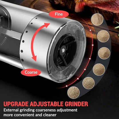 Electric Salt and Pepper Grinder Set - Image 4