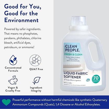 The Clean People Liquid Fabric Softener - Image 3