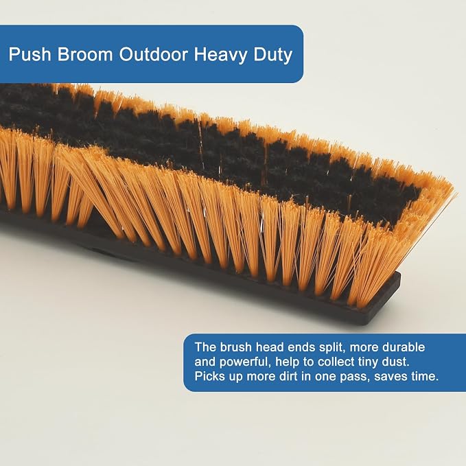 PBHEPJ 18 Inchs Push Broom Outdoor Heavy Duty, Shop Broom - Image 4