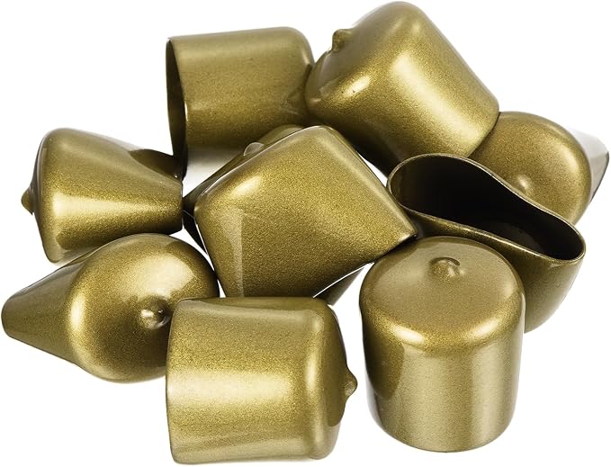 uxcell 20pcs Rubber End Caps 1 1/4" ID Vinyl Round Tube Bolt Cap Cover Thread - Image 4