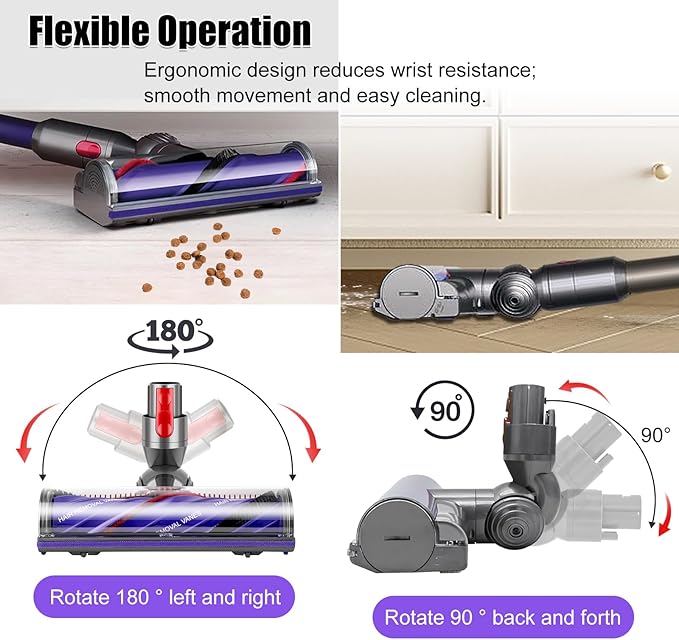 Upgrade Anti-Tangle Motorhead for Dyson V7 V8 V10 V11 V15 SV10 SV11 SV12 SV14 - Image 6