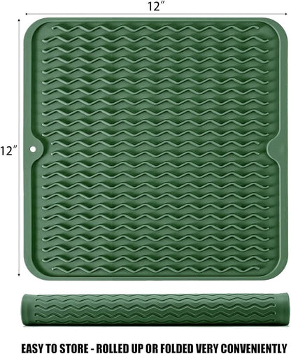 Silicone Dish Drying Mat for Multiple Usage, Easy clean, Eco-friendly, - Image 2