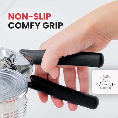 Zulay Kitchen Heavy Duty Stainless Steel Manual Can Opener – Ergonomic Soft - Image 5