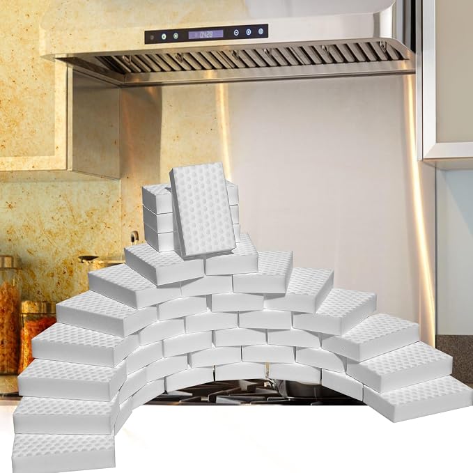 2X Density Magic Sponge Eraser, Extra Thick and Long Lasting Melamine Cleaning by Xishiqingjie