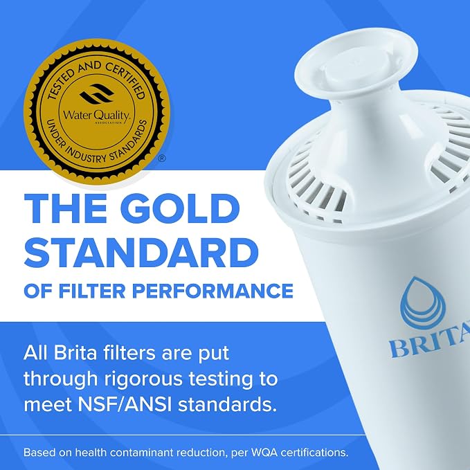 Brita Small 6 Cup Water Filter Pitcher, 1 BritaPlus Filter - Image 6