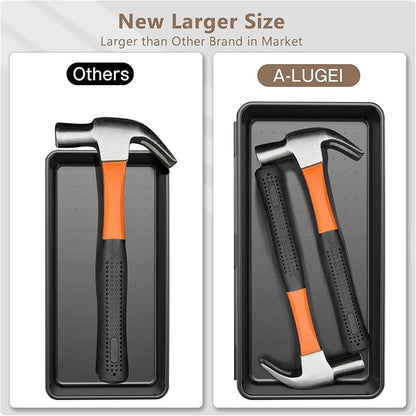 A-LuGei【 & 5 Size Tool Box Organizer Tray Divider Set, 【Black】 - Image 2