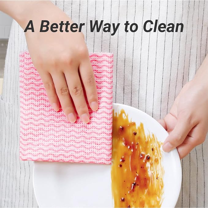Reusable Cleaning Cloths Dish Paper Towels, Domestic Cleaning Towels - Image 6