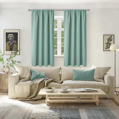 BGment Sage Green Blackout Curtains - Image 2