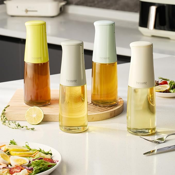 17oz Oil Bottles for Kitchen, Auto Flip、Non-Drip、Leak Proof, Cooking Oil - Image 7