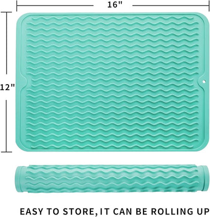 Silicone Dish Drying Mat for Multiple Usage, Easy clean, Eco-friendly, - Image 2