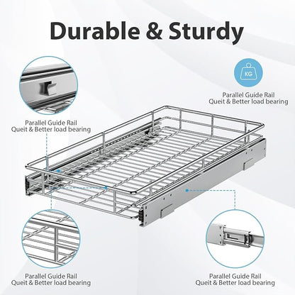 ZOINLIY Pull Out Cabinet Organizer, Versatile Slide Out Kitchen Organizers and - Image 5