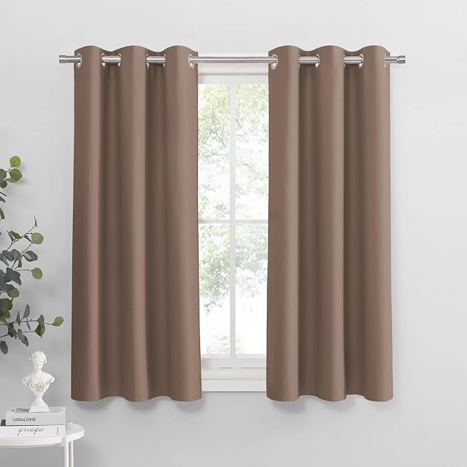 PONY DANCE Blackout Curtains Mocha by PONYDANCE