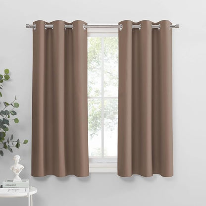 PONY DANCE Blackout Curtains Mocha by PONYDANCE