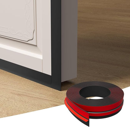 T-Shaped Door Draft Stopper, 1.37 in x 40 Ft Silicone Seal Strip - Image 4