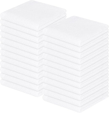 Homaxy 100% Cotton Waffle Weave Kitchen Dish Cloths, Ultra Soft Absorbent Quick by Homaxy
