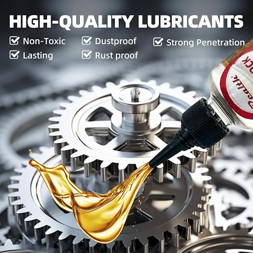 Realth Squeaky Door Hinges Lubricant -Garage Door Lube - Image 3