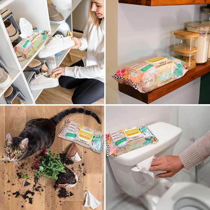 3 Packs Surface Cleaning Wipes Bleach Free, Thick & Large Dispose, All-Purpose - Image 4