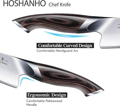 HOSHANHO 6 inch Kitchen Knife in Japanese High Carbon Steel, Professional - Image 4