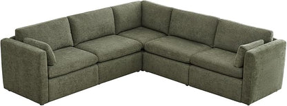 CHITA Oversized Modular Sectional Sofa Set, FSC Certified Extra Large 5 Seat V - Image 4