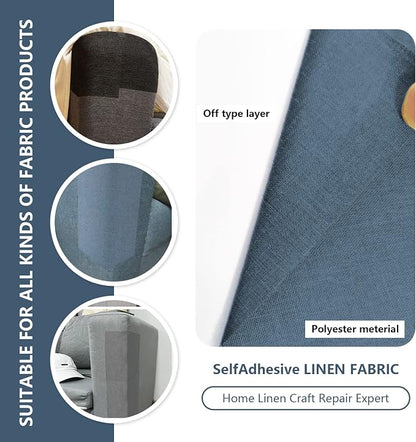 Fabric Repair Patches, Linen Repair Tape Self-Adhesive Fabric Patches Durable - Image 3
