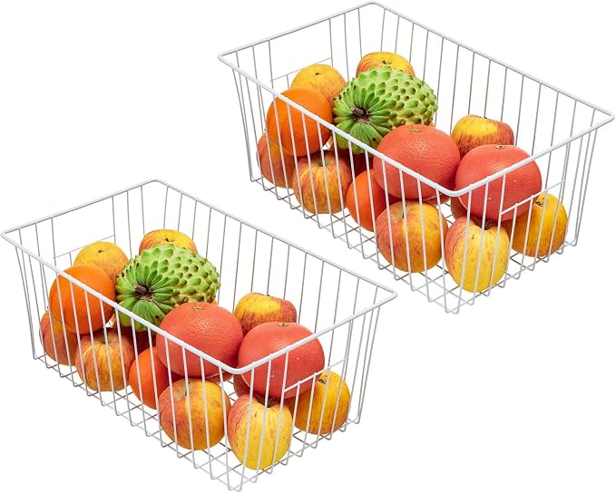 Upright Freezer Organizer Bins， Freezer Baskets - Image 2