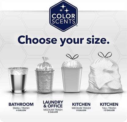 Color Scents Tall Kitchen Trash Bags - Image 5