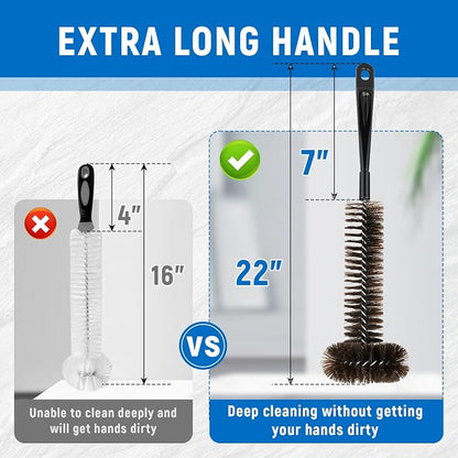Garbage Disposal Cleaner Brush, Extra Long Handle - Image 4