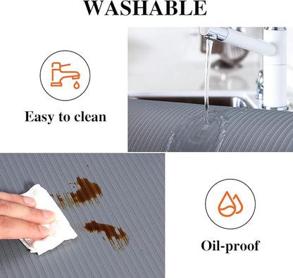 Shelf Liners for Kitchen Cabinets, 24Inch x 20Ft, Non Adhesive Shelf Liner - Image 4