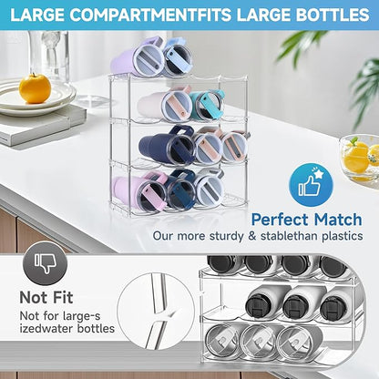 Larger Water Bottle Organizer for Stanley 40 oz Tumbler, Stackable Water Bottle - Image 4
