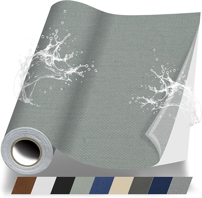 Fabric Repair Patches, 17X158 Inch Canvas Self-Adhesive Fabric Patches Tape by Lifeshoon