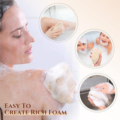 Rtteri 150 Pcs Soap Exfoliating Bag, Natural Sisal Soap Pouch Saver Body Shower - Image 5
