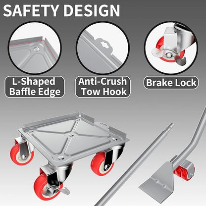 MYUEA【Upgrade Large】 Furniture Dolly, Furniture Movers - Image 2