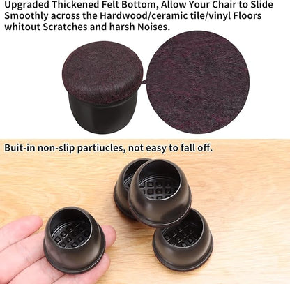 Ezprotekt 24 Pcs Round Silicone Chair Leg Floor Protectors - Image 9