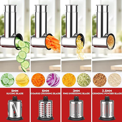 Stainless Steel Slicer Shredder Attachment - Image 4