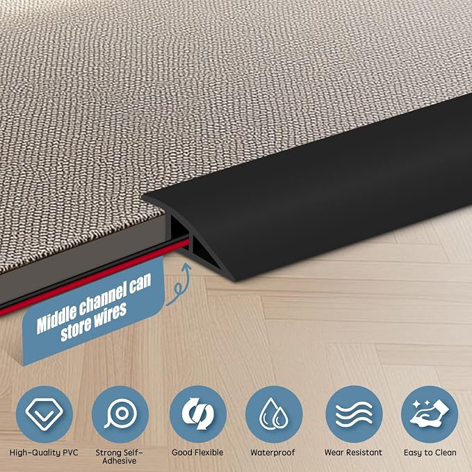 Floor Transition Strip Door Threshold 39" Floor Transition Reducer Trim on The - Image 3