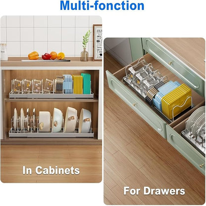 Mustorn Pots and Pans Organizer Under Cabinet - Image 5
