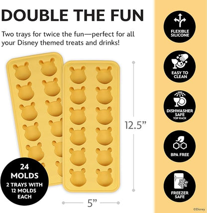 Disney Pooh Silicone Ice Cube Tray – 2 Pack Ice Trays - Image 6