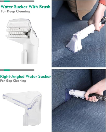 HAUSHOF Portable Carpet Spot and Upholstery Cleaner, Lightweight Handheld Deep - Image 4