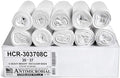 Aluf Plastics HCR-303708C High Density Star Sealed Coreless Roll Bags, 30 gal, Polyethylene, 30" x 37", Clear (1 Pallet of 100 Packs, 50000 Count Total)