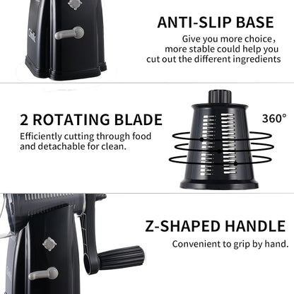 Upgrade Rotary Cheese Grater Shredder - Image 6