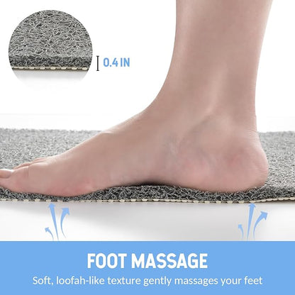 Non Slip Shower Mat, Anti Slip Bath Mat, Quick Drying Bath Tub Mats, Foot - Image 5