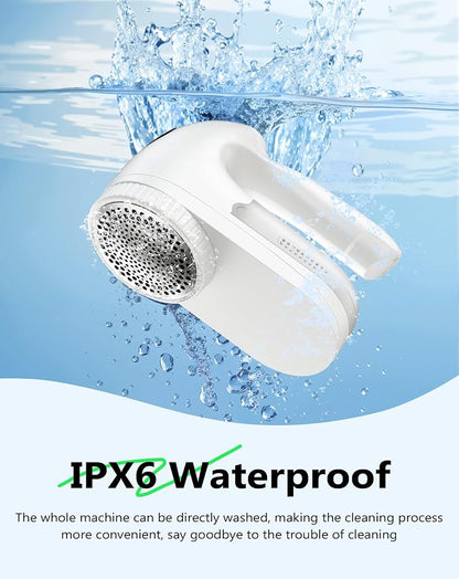 IPX6 Waterproof Washable Electric Fabric Shaver and Lint Remover, Rechargeable - Image 2