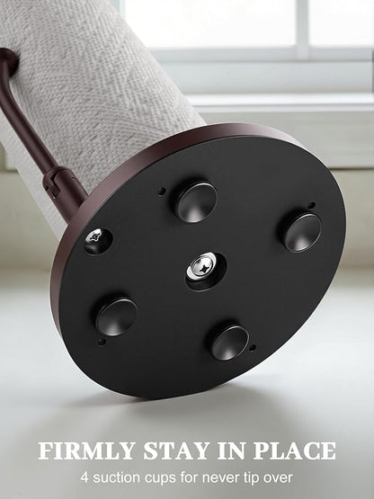 SMARTAKE Paper Towel Holder, Paper Towel Dispenser Standing Weighted Base Non - Image 6