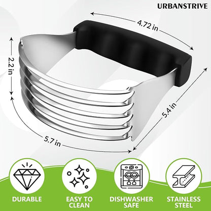 Urbanstrive Large Pastry Cutter Tool, Top Professional Pastry Blender Stainless - Image 5