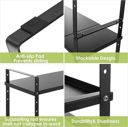 Across-Star Expandable Cabinet Shelf Organizer Rack, Stackable Kitchen - Image 6
